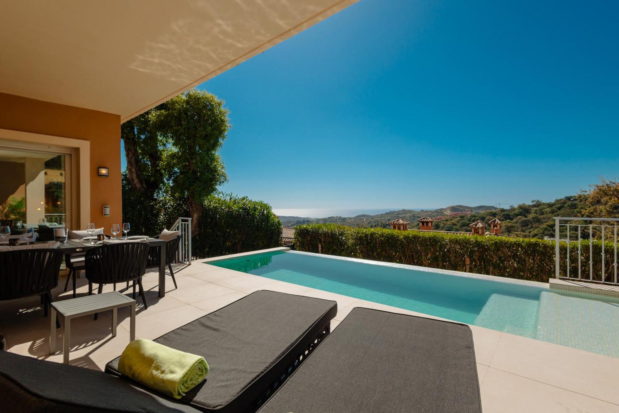 Private Heatable Infinity Pool With Sea Views In La Mairena, Marbella Leilighet Sitio de Calahonda Eksteriør bilde